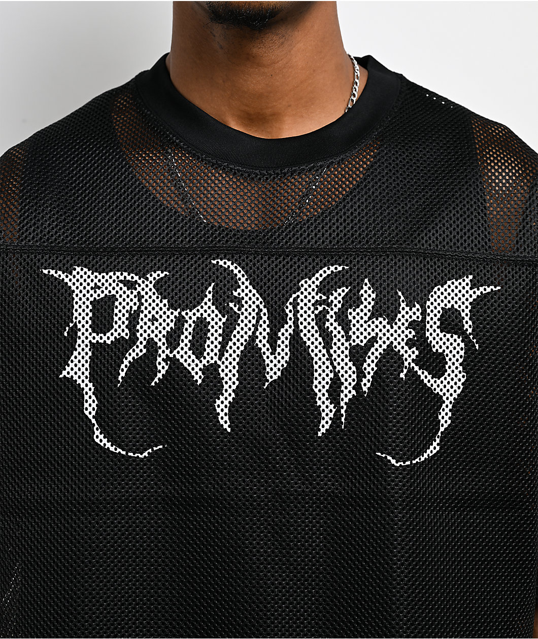 Broken Promises Graveyard Black Crop Football Jersey