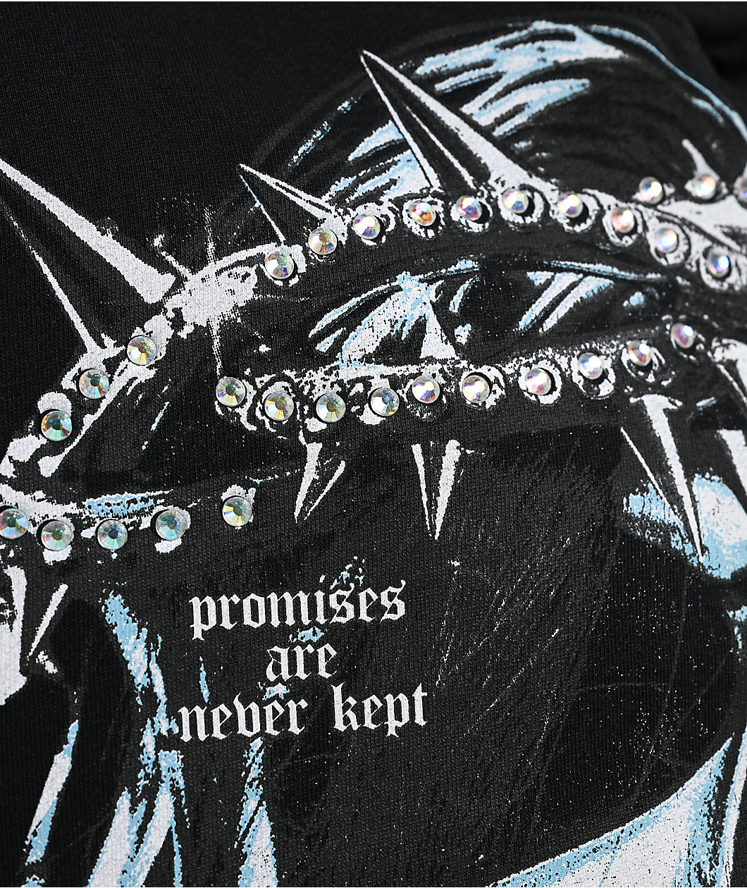 Broken Promises In The Moment Black Hoodie