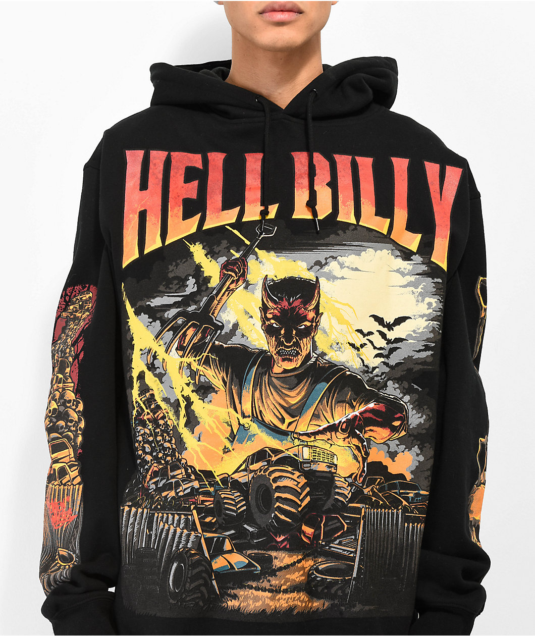 Broken Promises Junkyard Black Hoodie