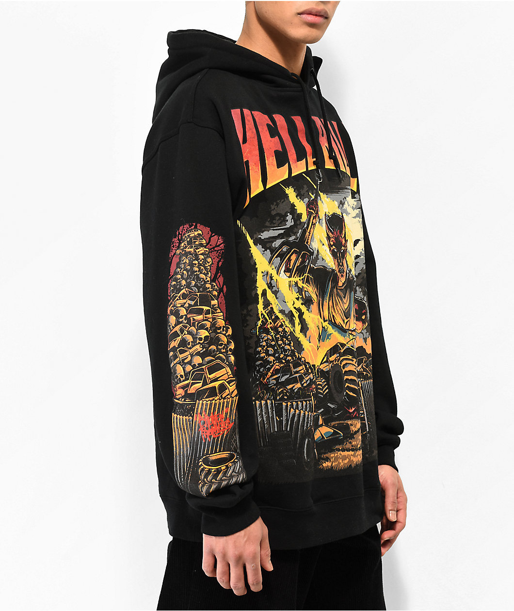 Broken Promises Junkyard Black Hoodie