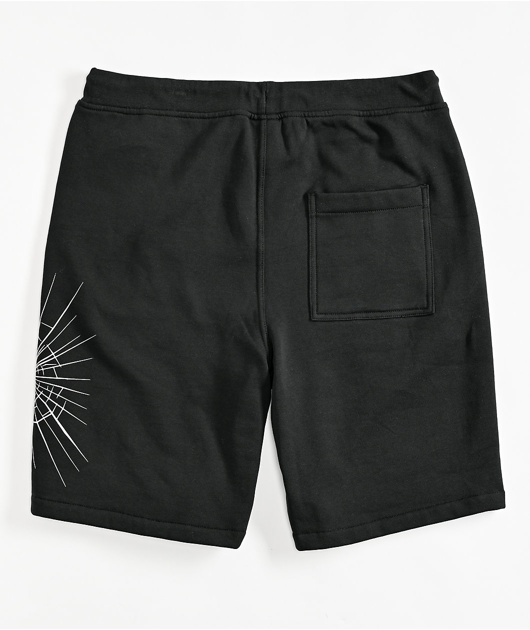 Broken Promises LSD Reaper Black Sweat Shorts