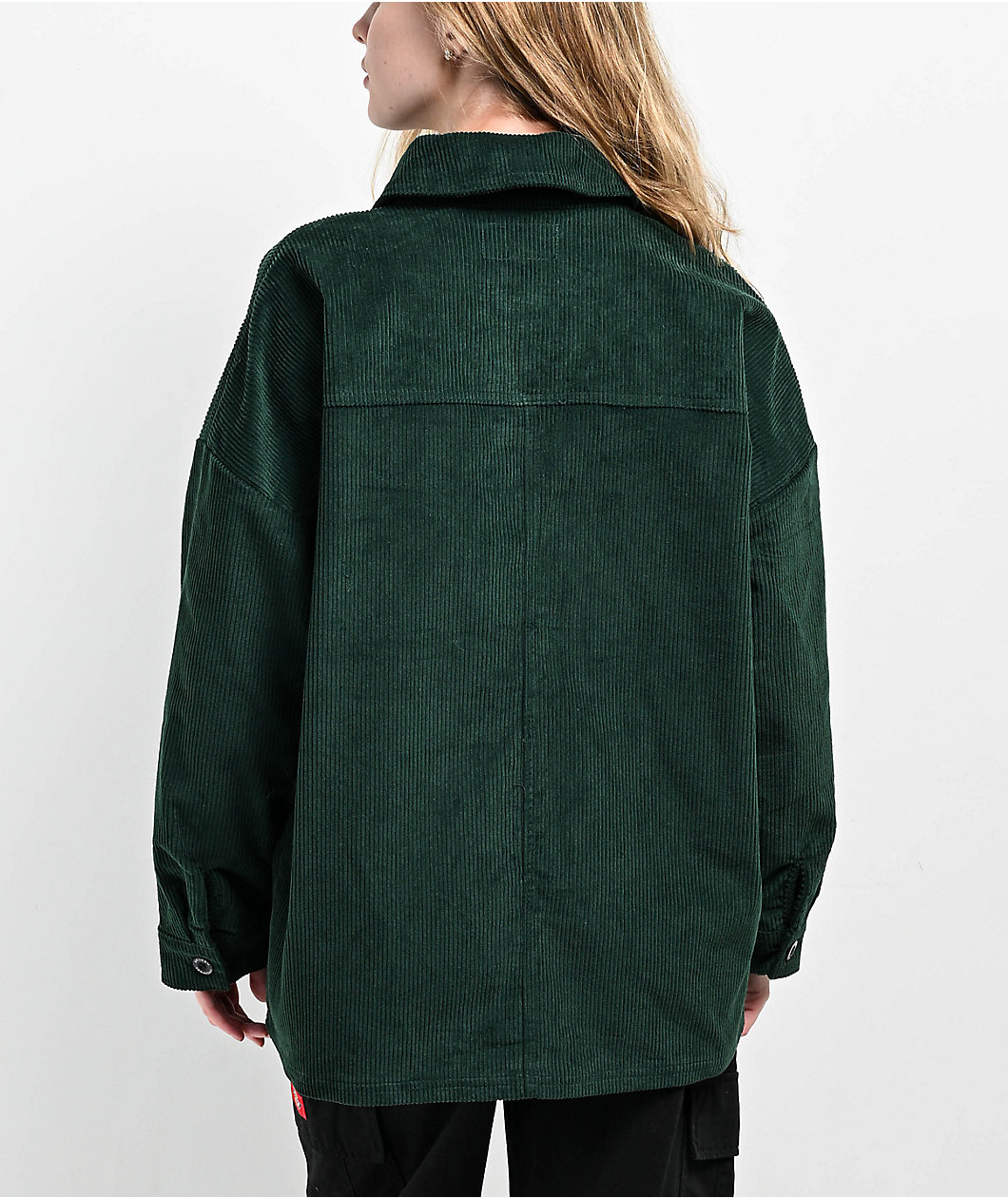 Broken Promises Lab Rat Green Corduroy Shirt