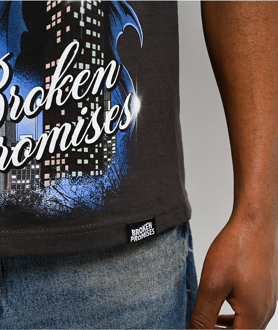 Broken Promises Live And Die Grey T-Shirt