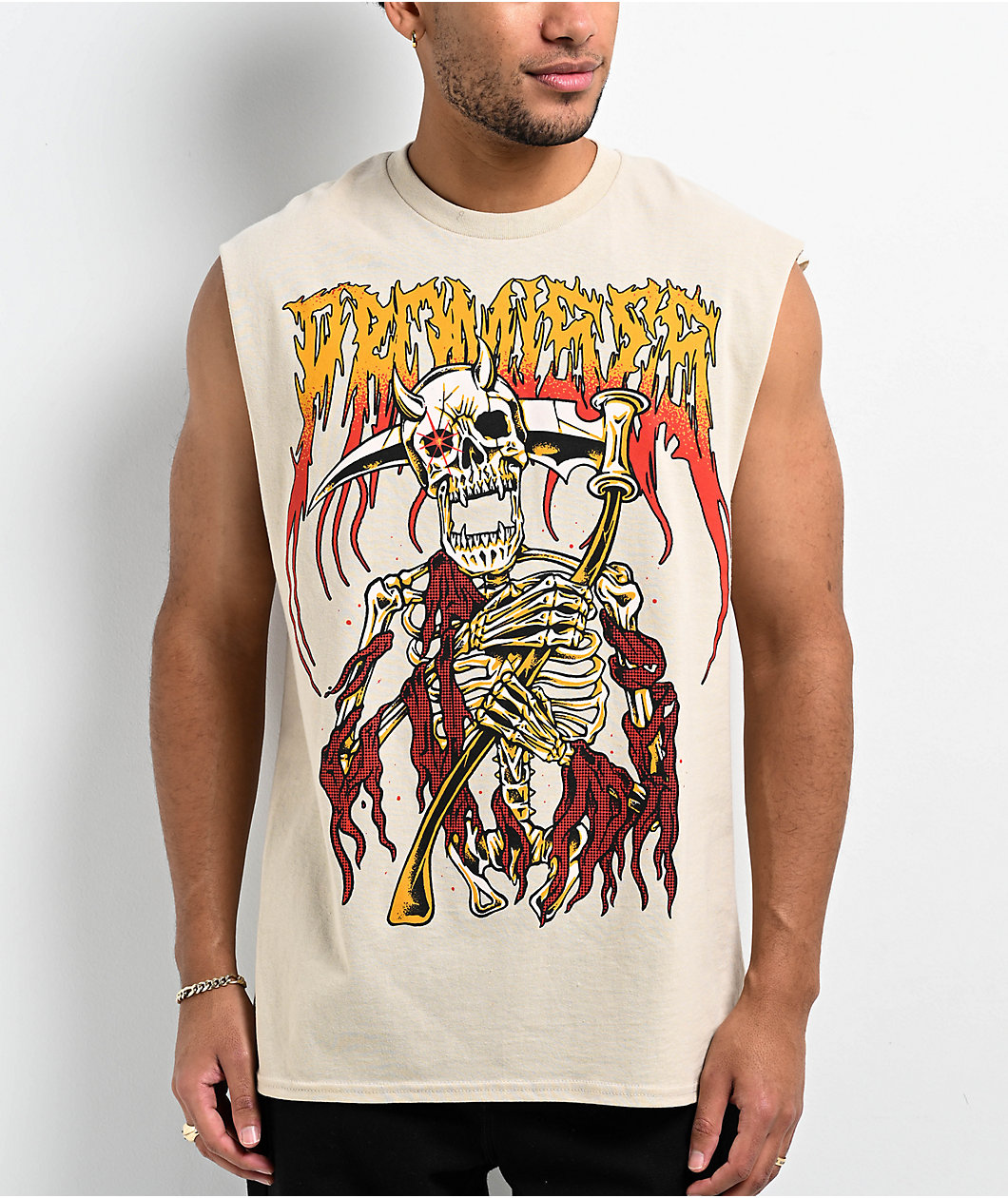 Broken Promises Lockjaw Sand Tank Top