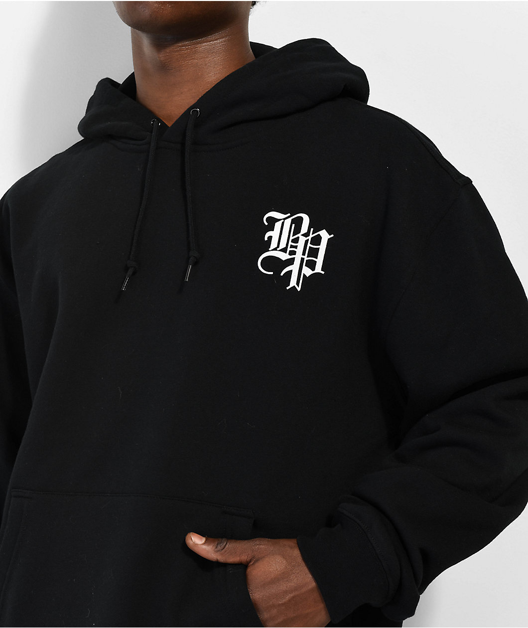 Broken Promises Lockup Black Hoodie