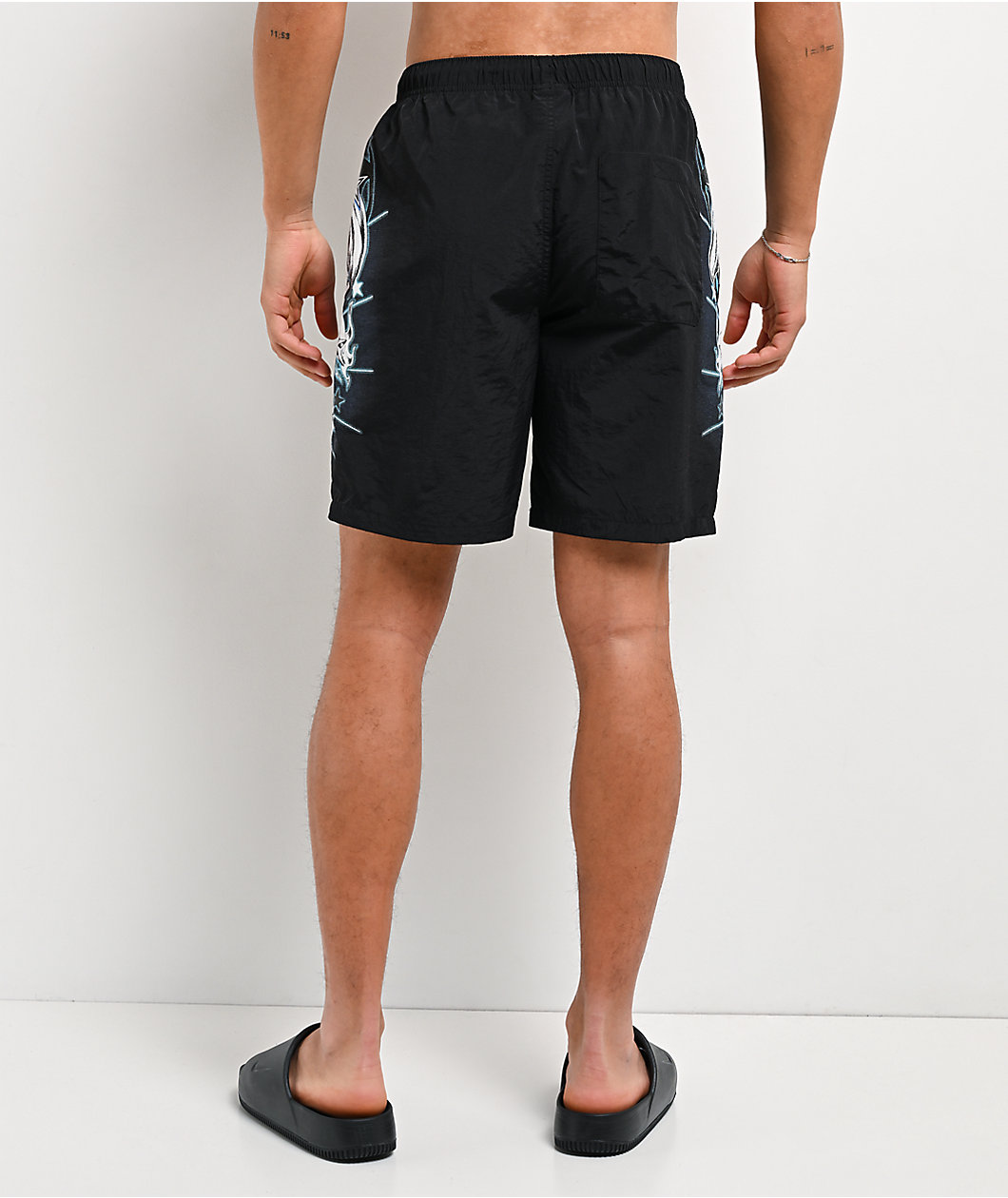 Broken Promises Nautical Black Board Shorts