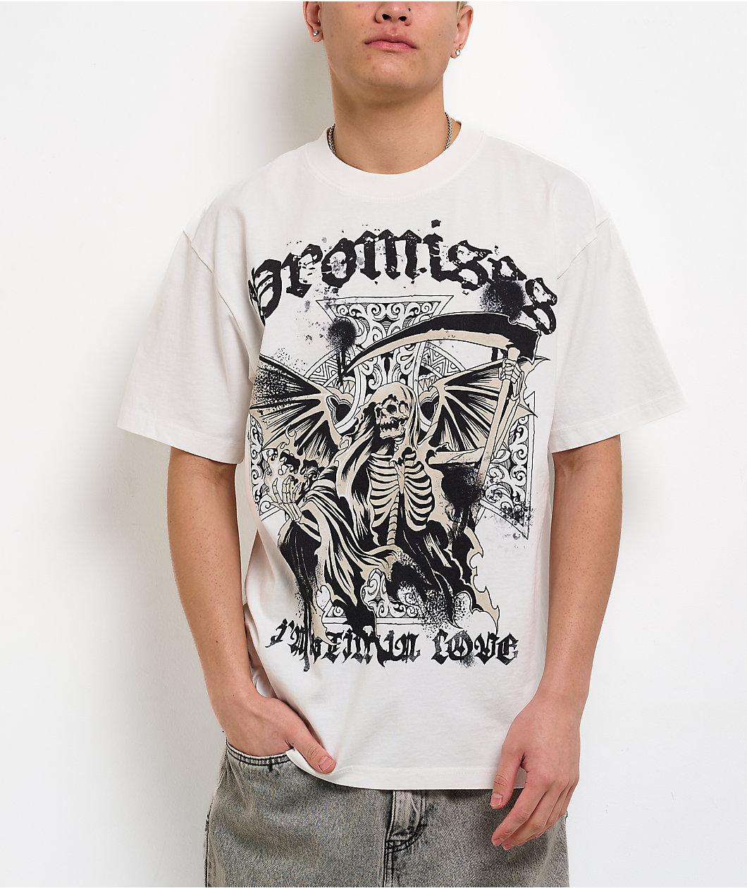 Broken Promises Old Ruins White T-Shirt