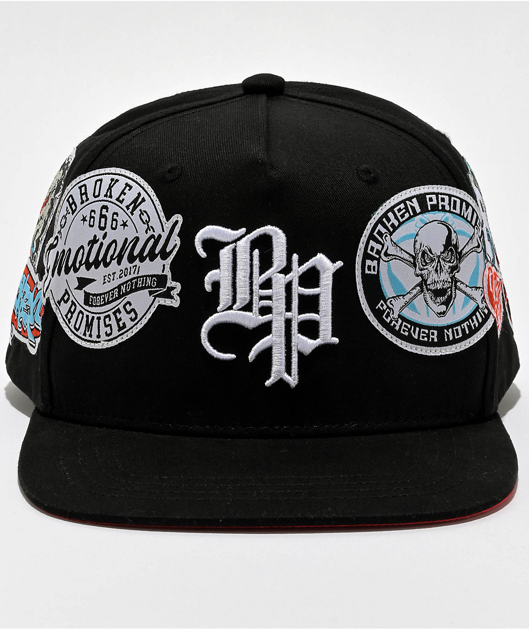 Broken Promises Patch'd Up Black Snapback Hat