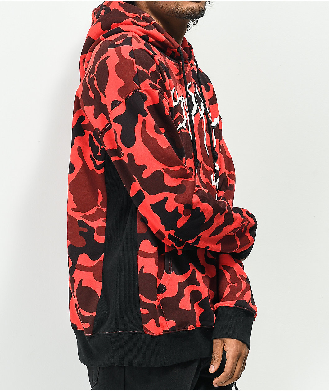 Broken Promises Prom Demon Red & Black Camo Hoodie