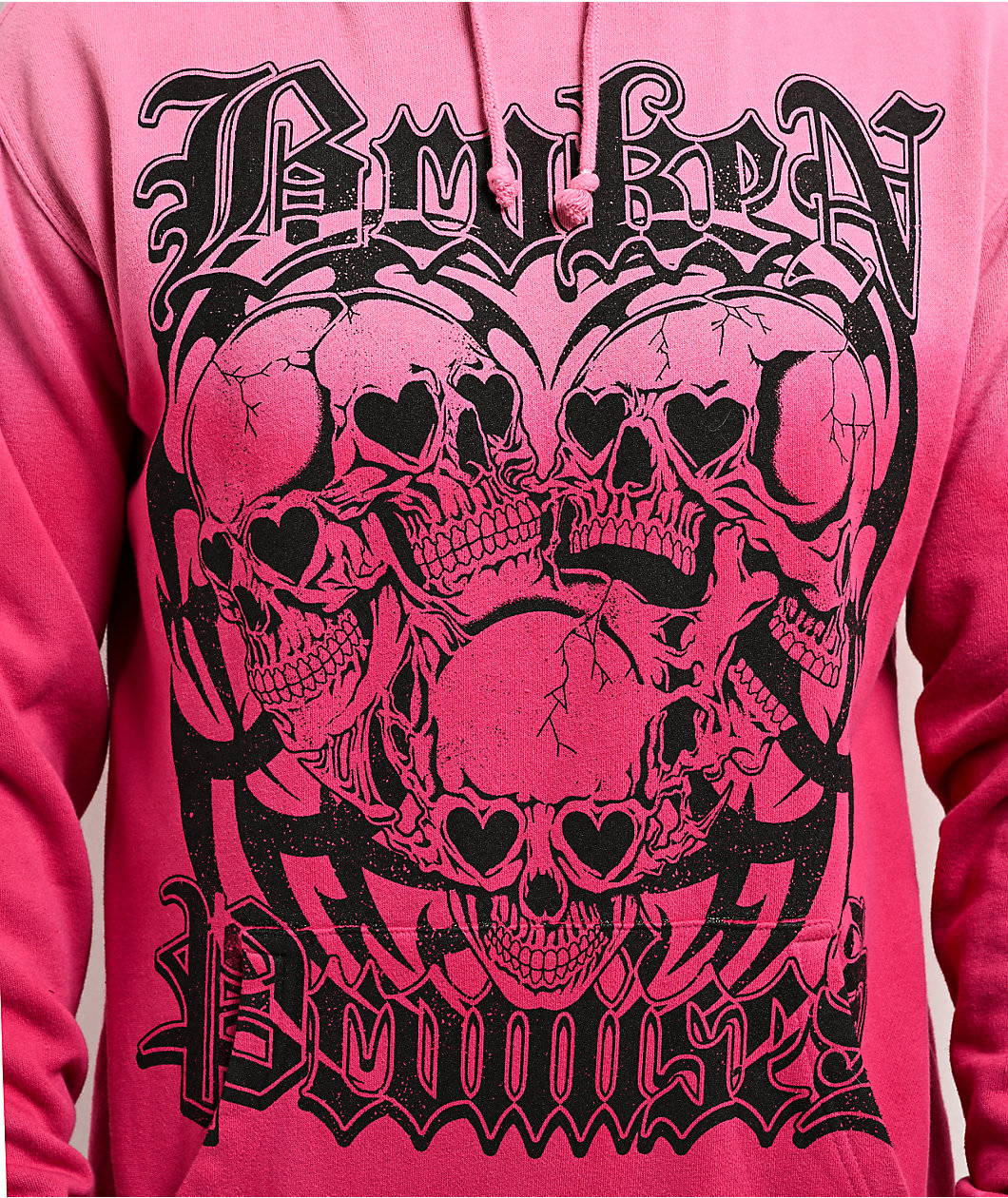 Broken Promises Purgatory Pink Wash Hoodie