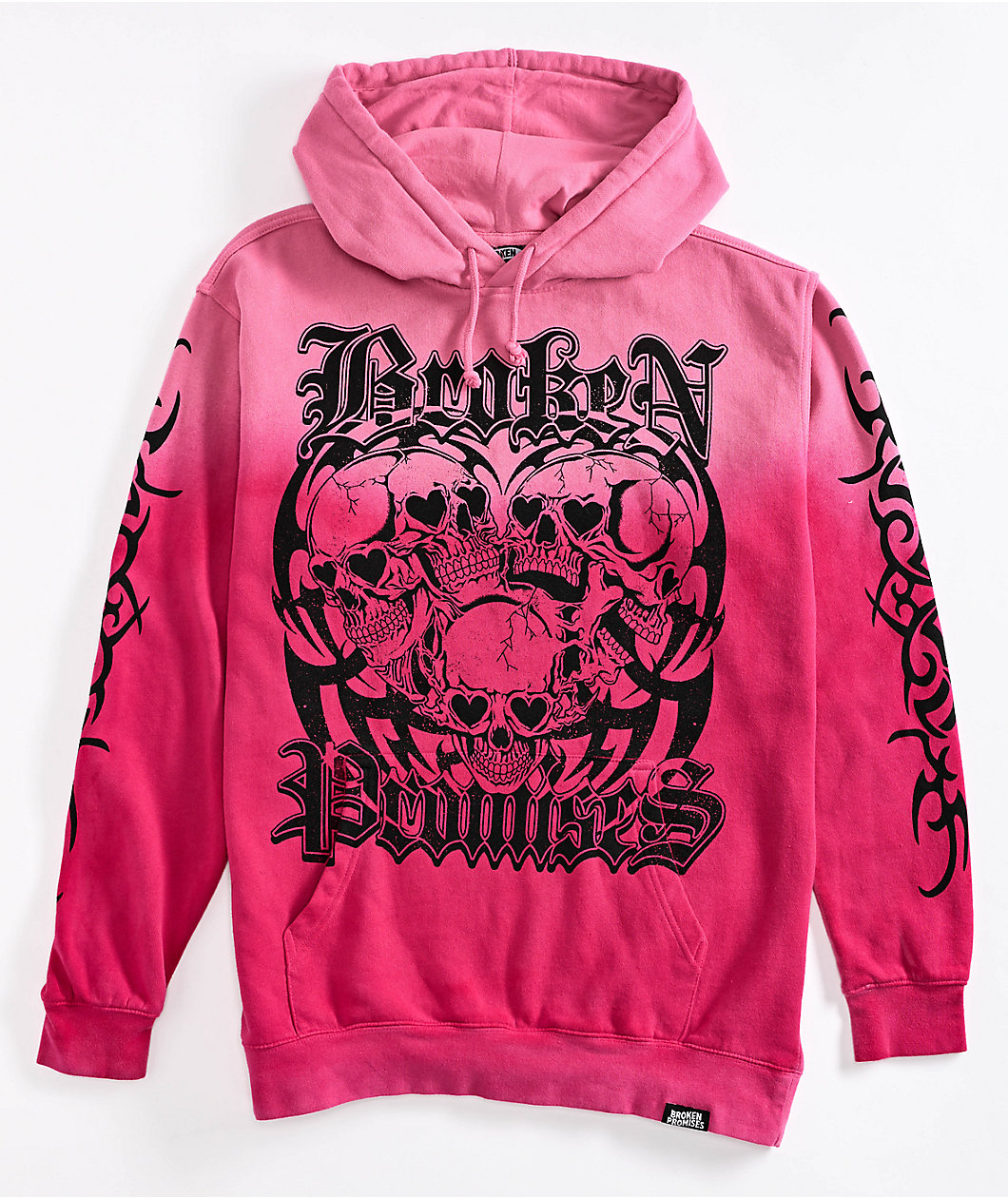 Broken Promises Purgatory Pink Wash Hoodie