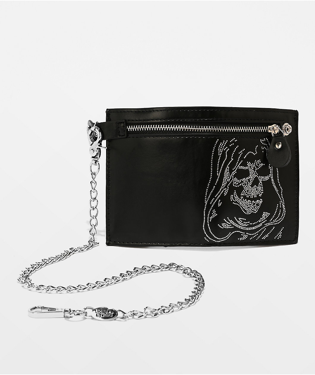 Broken Promises Reaper Black Chain Wallet