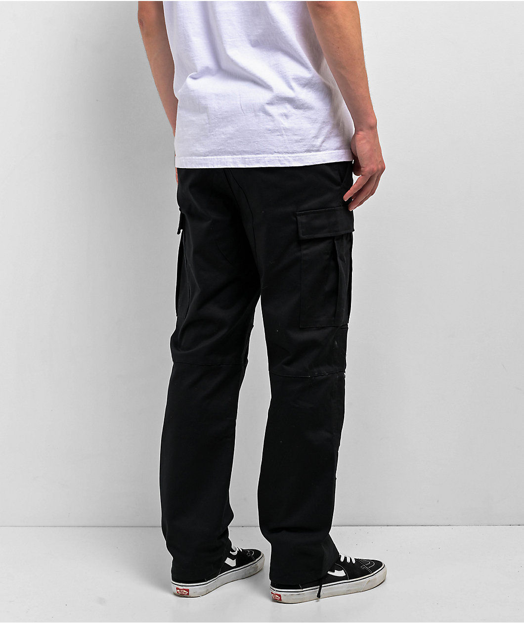 Broken Promises Rough Patch Black Cargo Pants