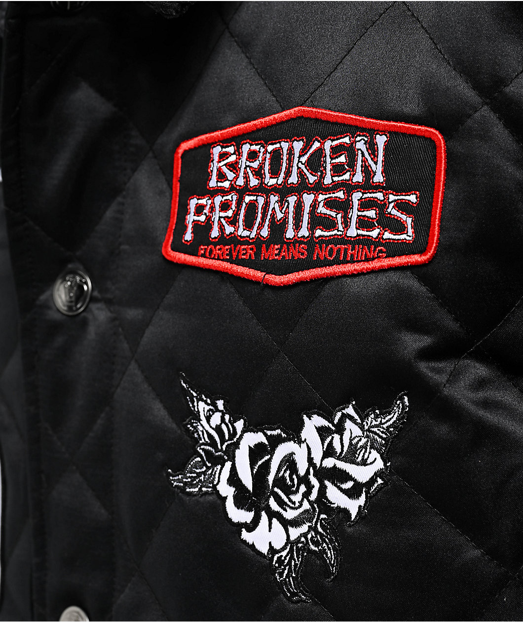 Broken Promises Rough Patch Quilted Work Jacket