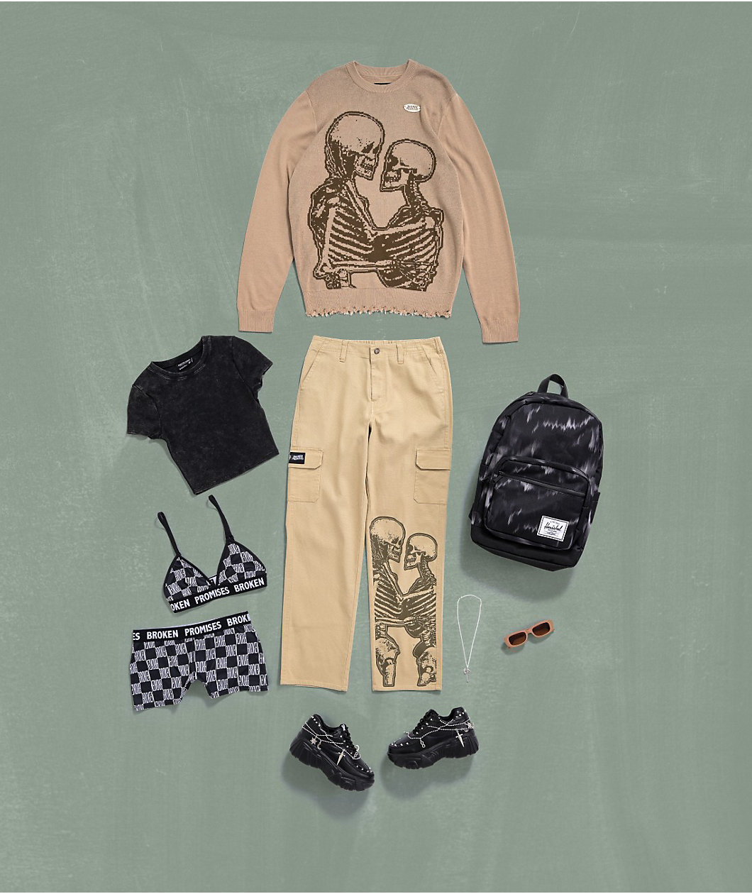 Broken Promises Sound Check Triangle Bralette