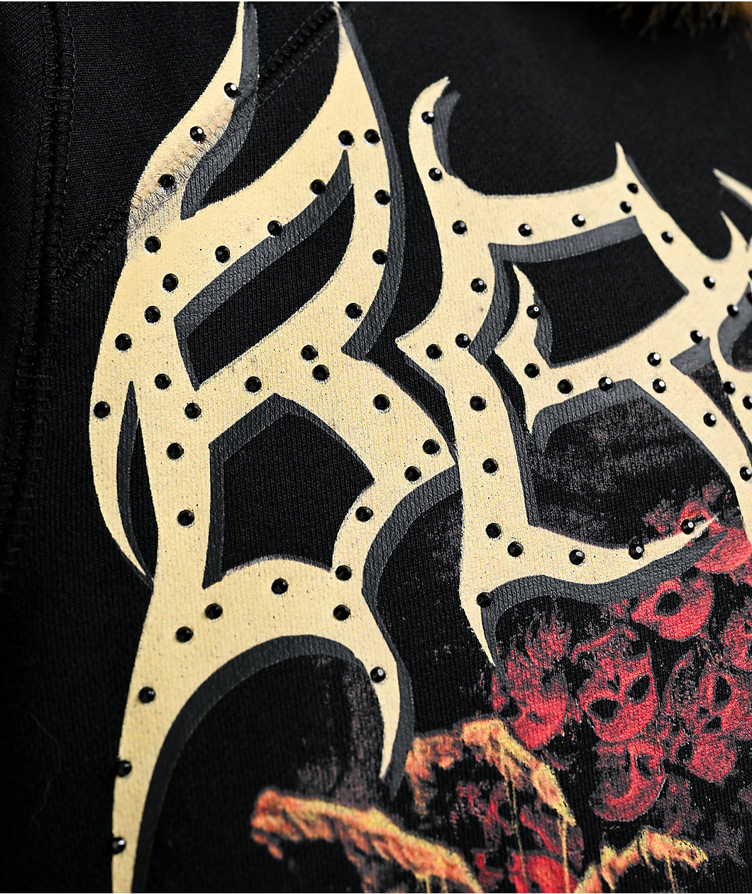 Broken Promises Spelunker Black Zip Hoodie