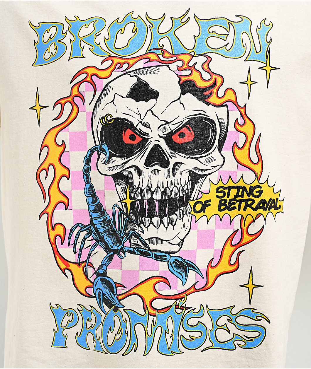 Broken Promises Sting of Betrayal Natural T-Shirt