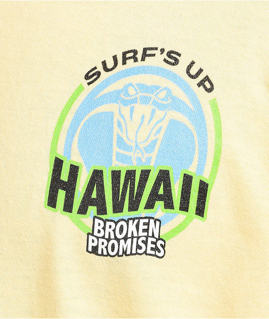 Broken Promises Surfs Up Brown T-Shirt