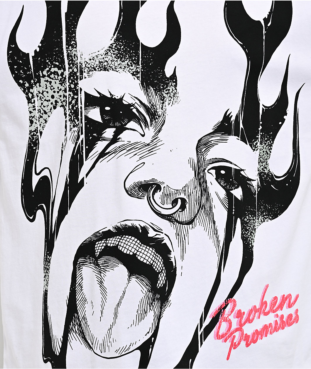 Broken Promises Taste White T-Shirt