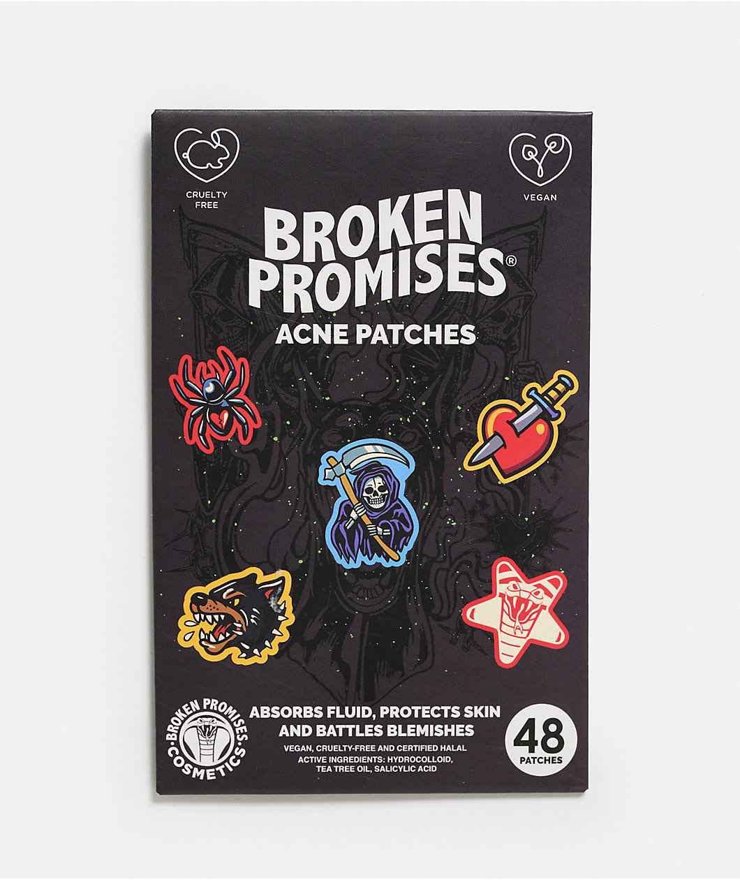 Broken Promises Tattoo Acne Patches