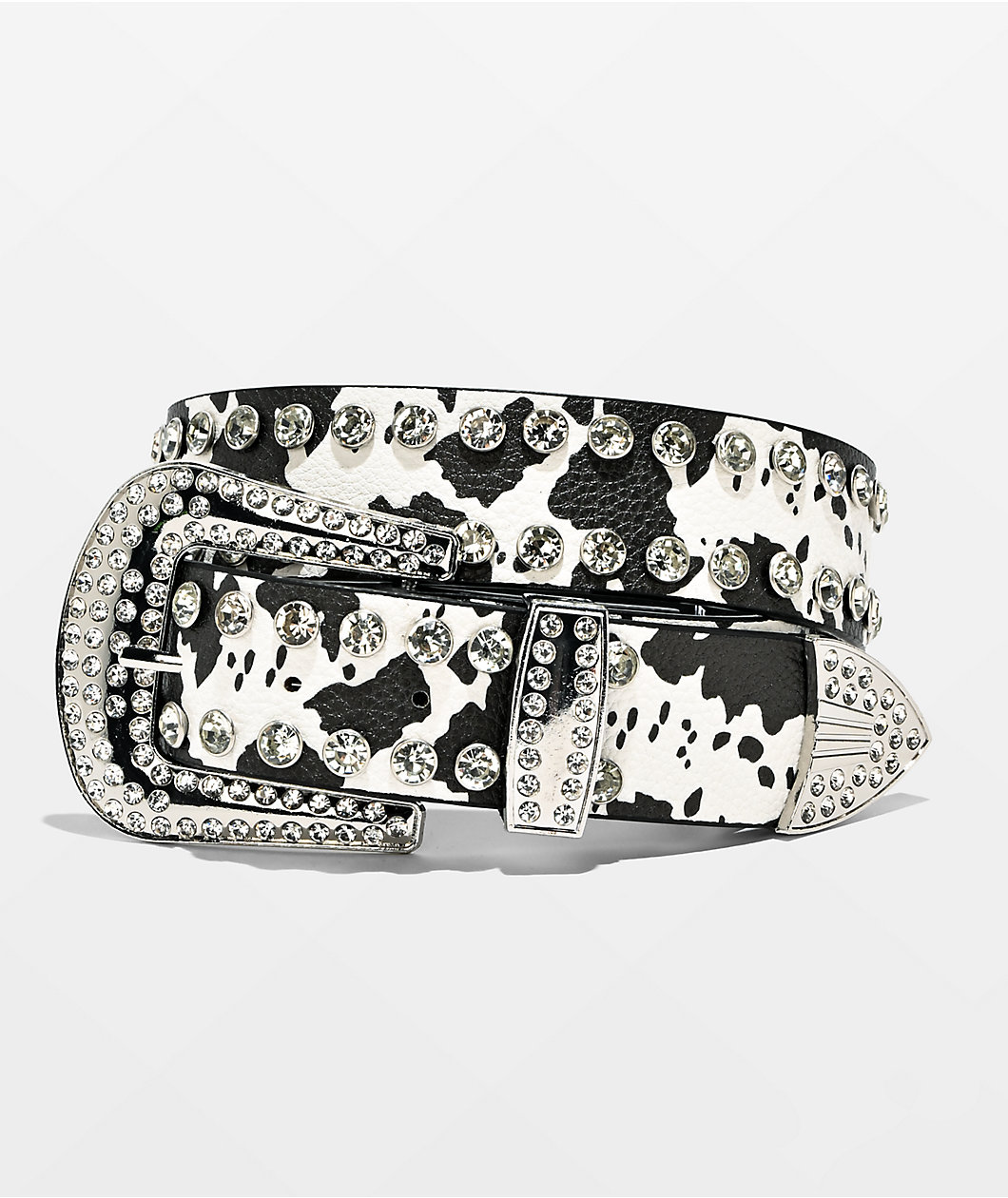 Broken Promises Udder Desire Rhinestone Black Belt