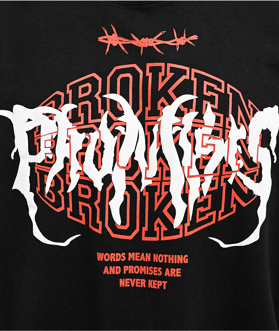 Broken Promises Underworld Black T-Shirt