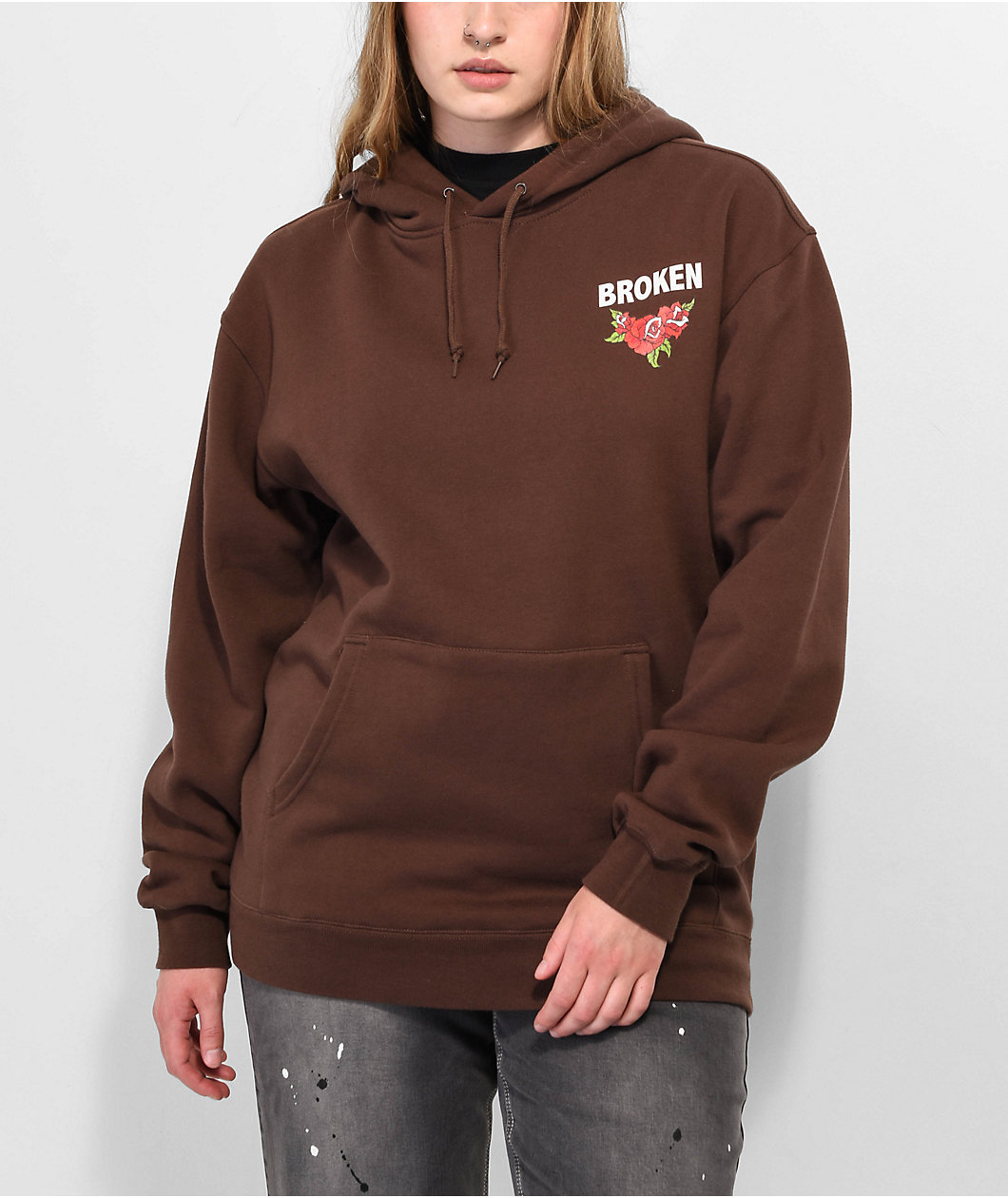 Broken Promises Venomous Brown Hoodie