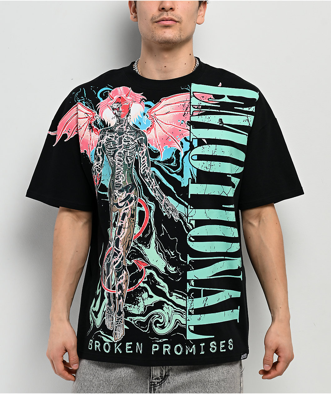 Broken Promises Vitalized Black T-Shirt