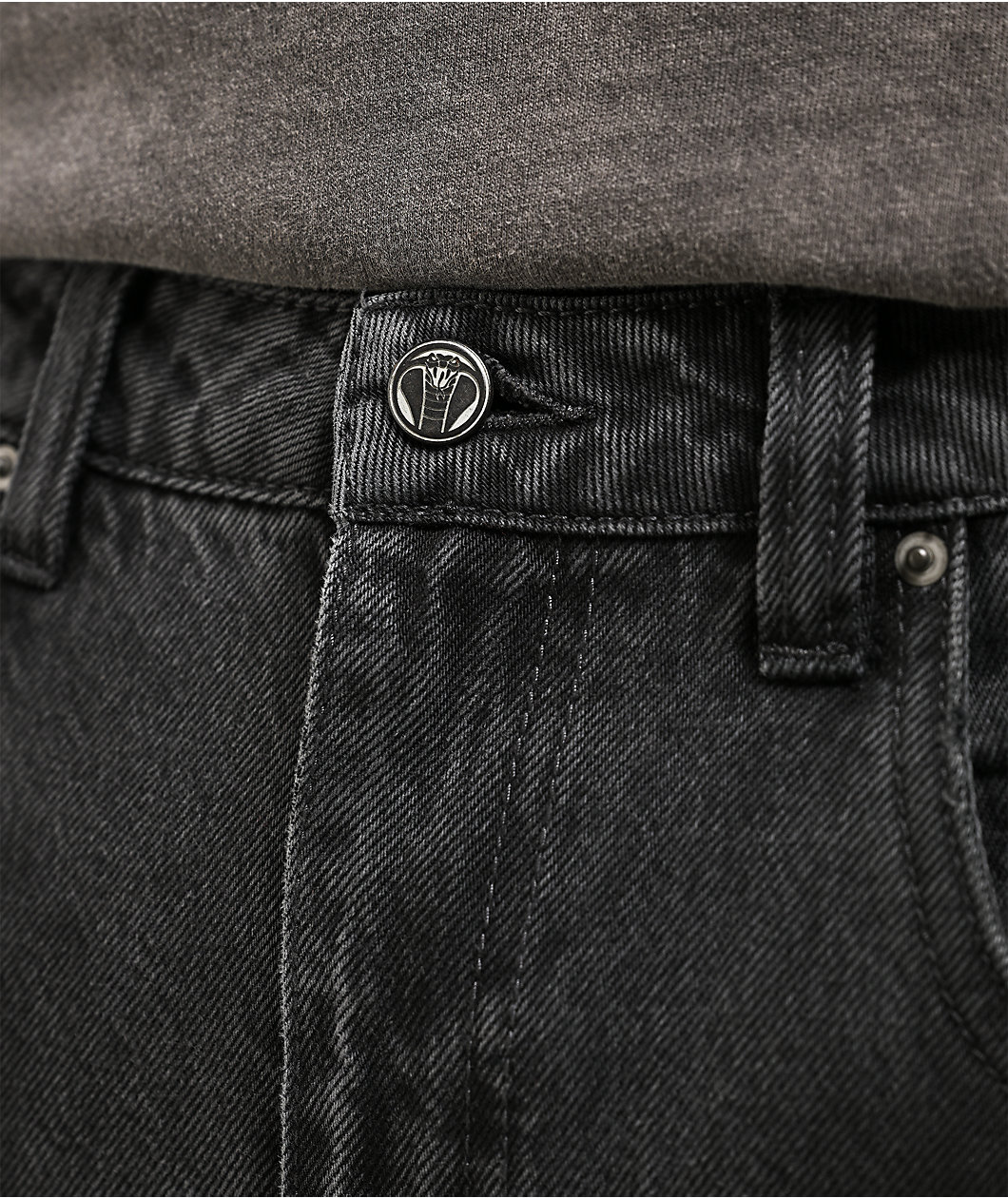Broken Promises Weapon Studded Black Wash Jeans