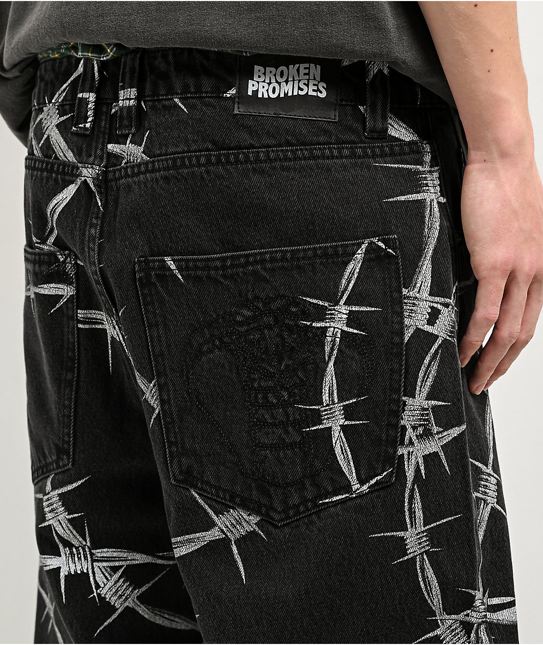 Broken Promises Wired Black Denim Jeans