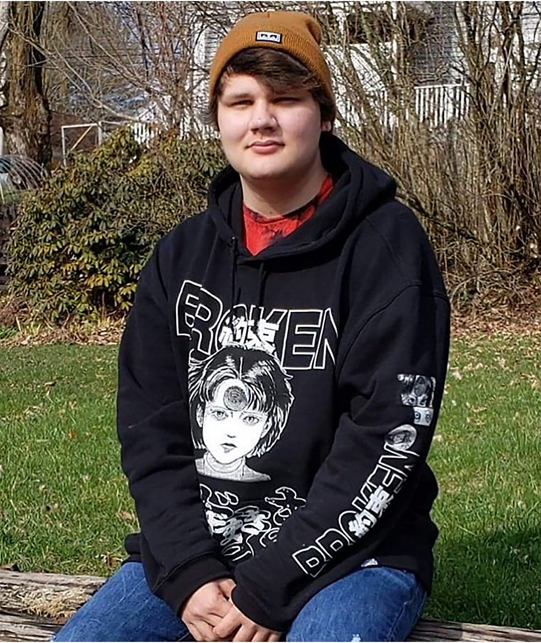 Broken Promises x Junji Ito I Don't Care Black Hoodie