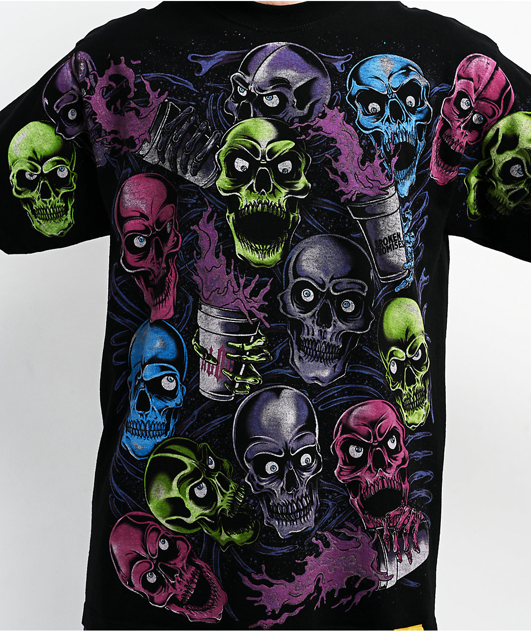 Broken Promises x That's A Awful Lot Of Cough Syrup Spilt Drank Black T-Shirt