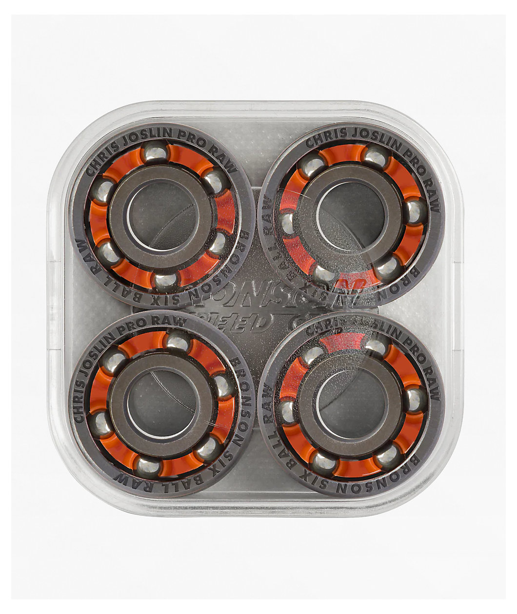 Bronson Joslin 6-Ball Raw Skateboard Bearings