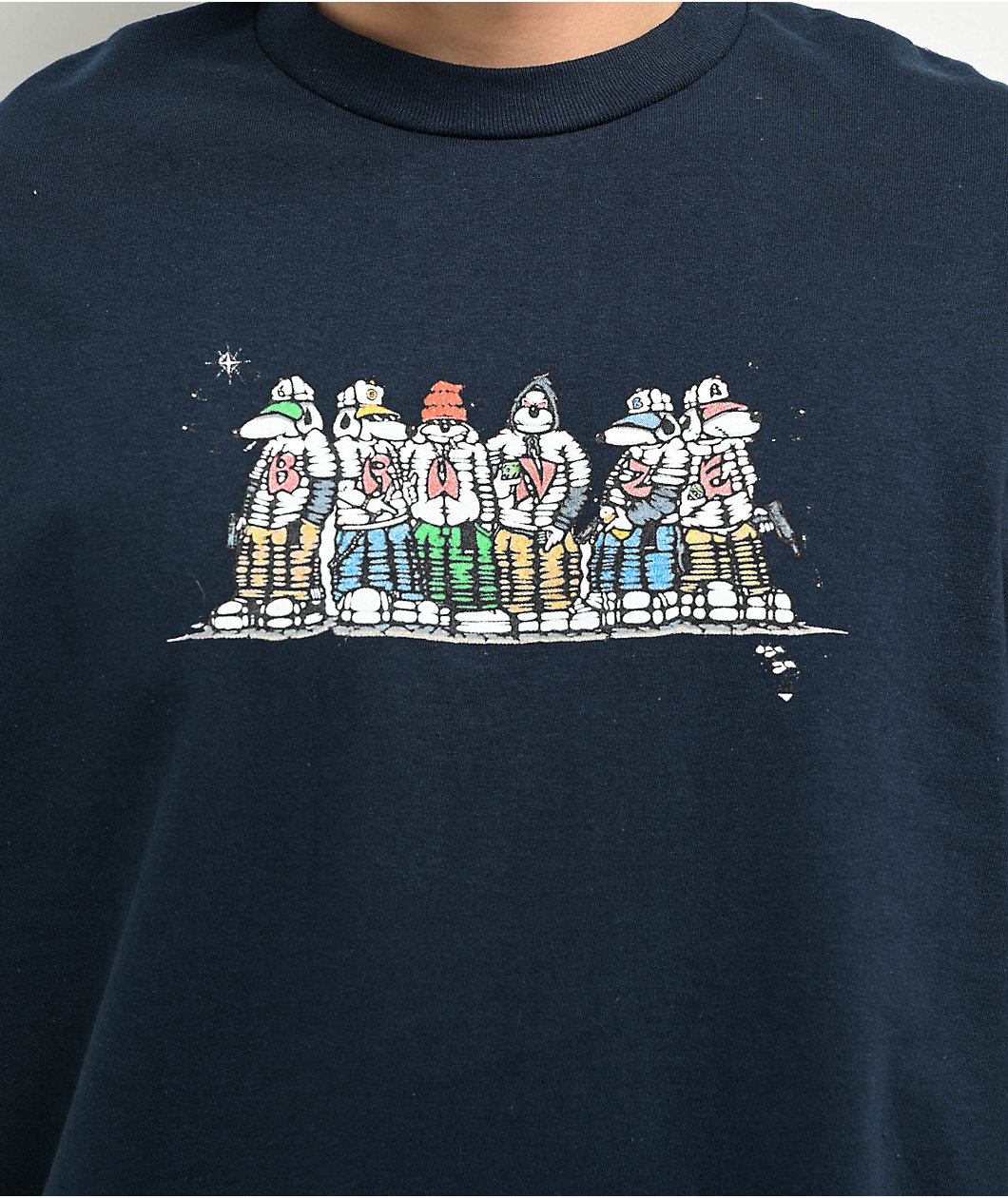 Bronze 56K Dog Gang Navy T-Shirt