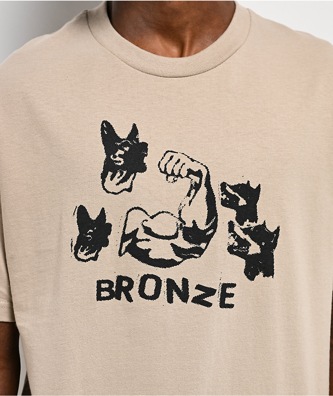 Bronze 56K Dog Muscle Sand T-Shirt