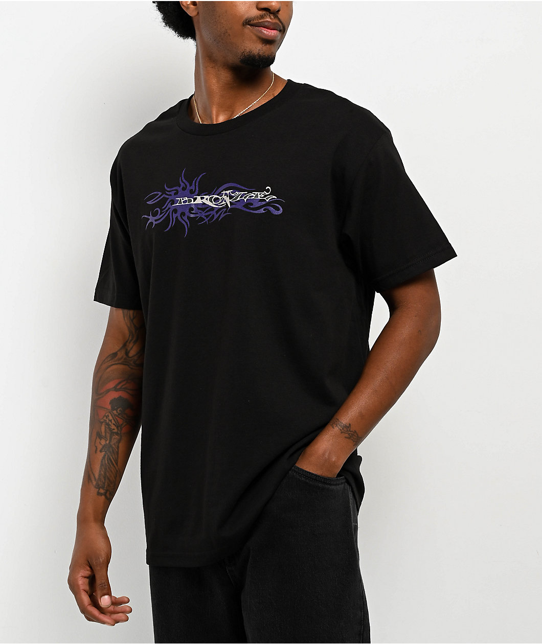 Bronze 56K Edge Black T-Shirt