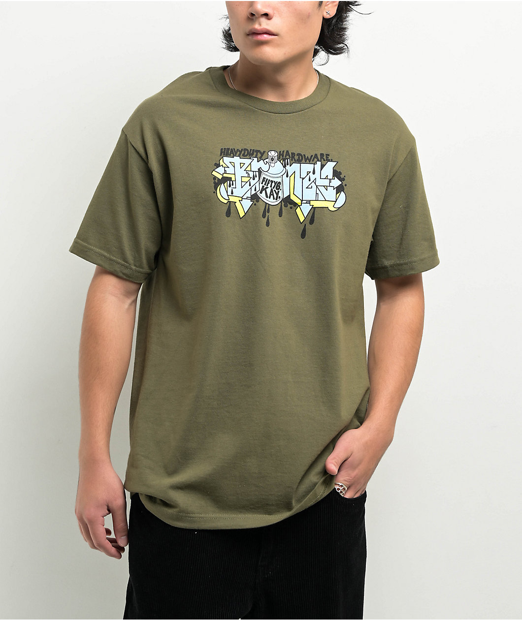 Bronze 56K Heavy Duty Green T-Shirt