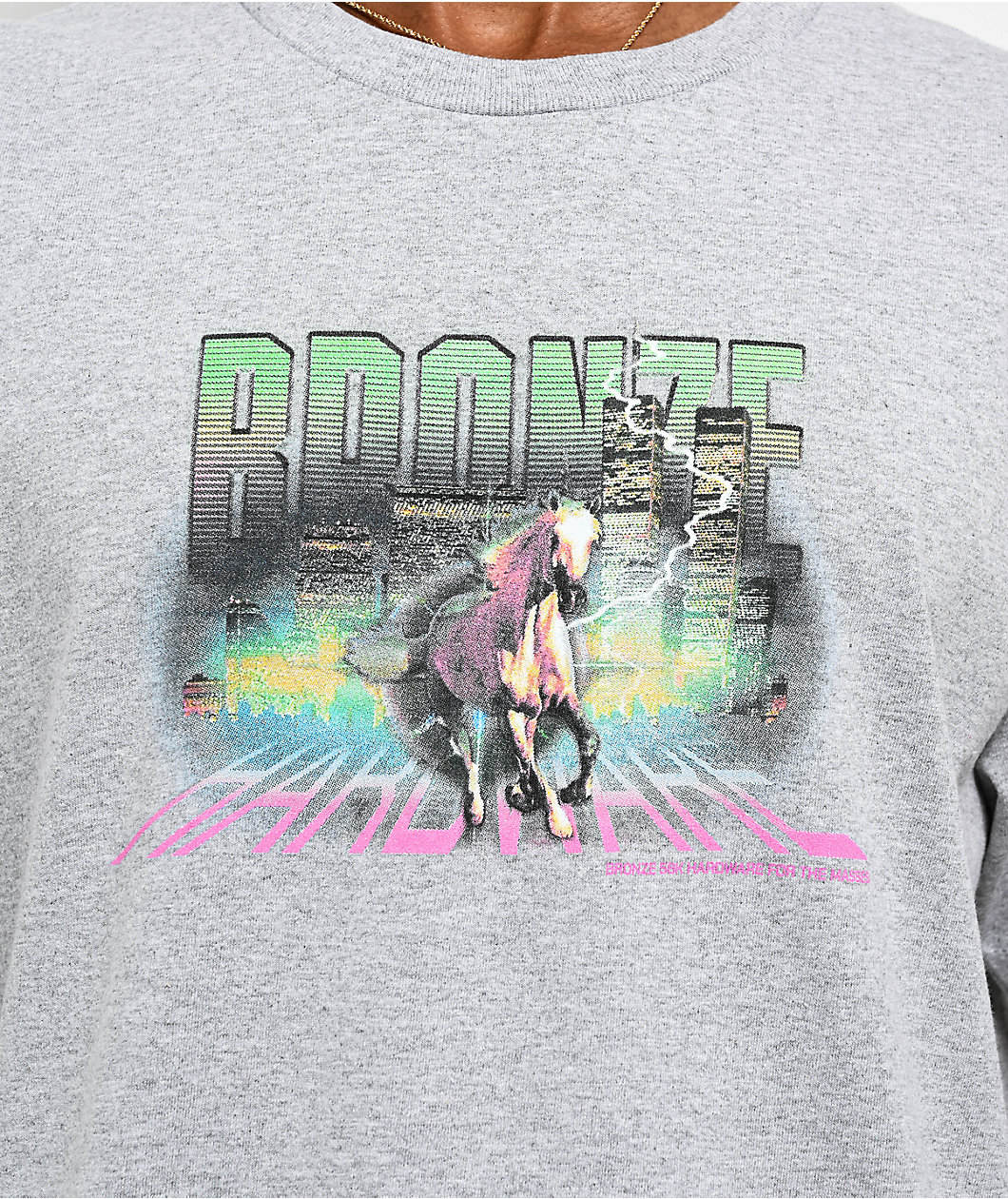 Bronze 56K NYC 2025 Grey T-Shirt