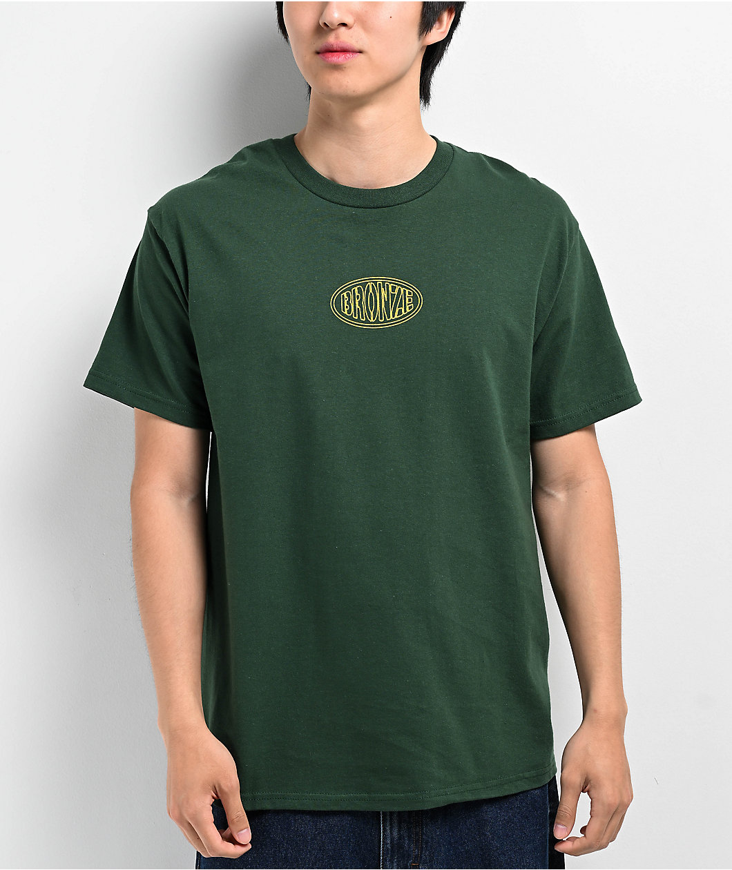 Bronze 56K Oval Frost Green T-Shirt