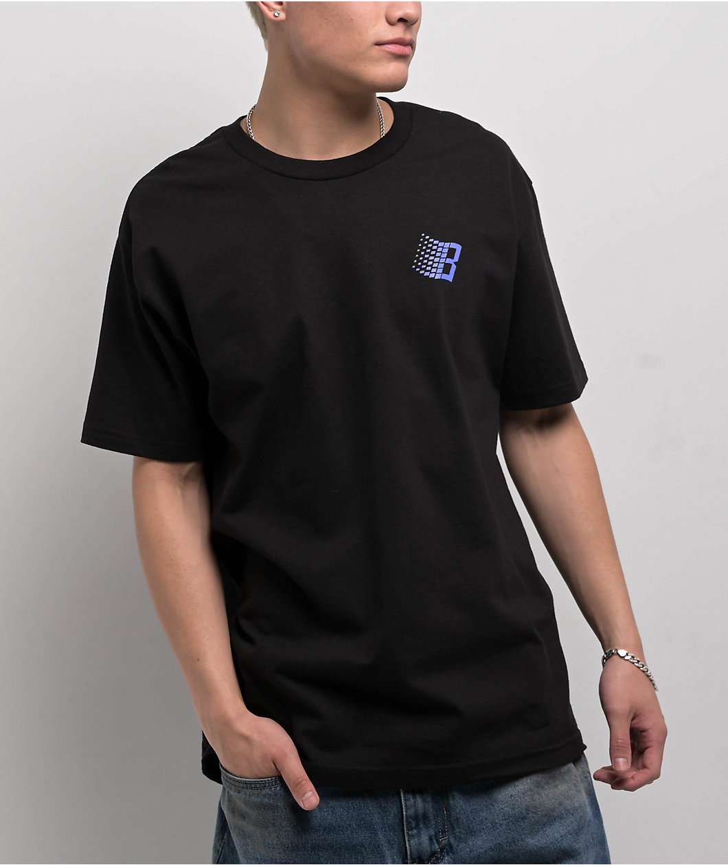 Bronze 56K Roller Logo Black T-Shirt