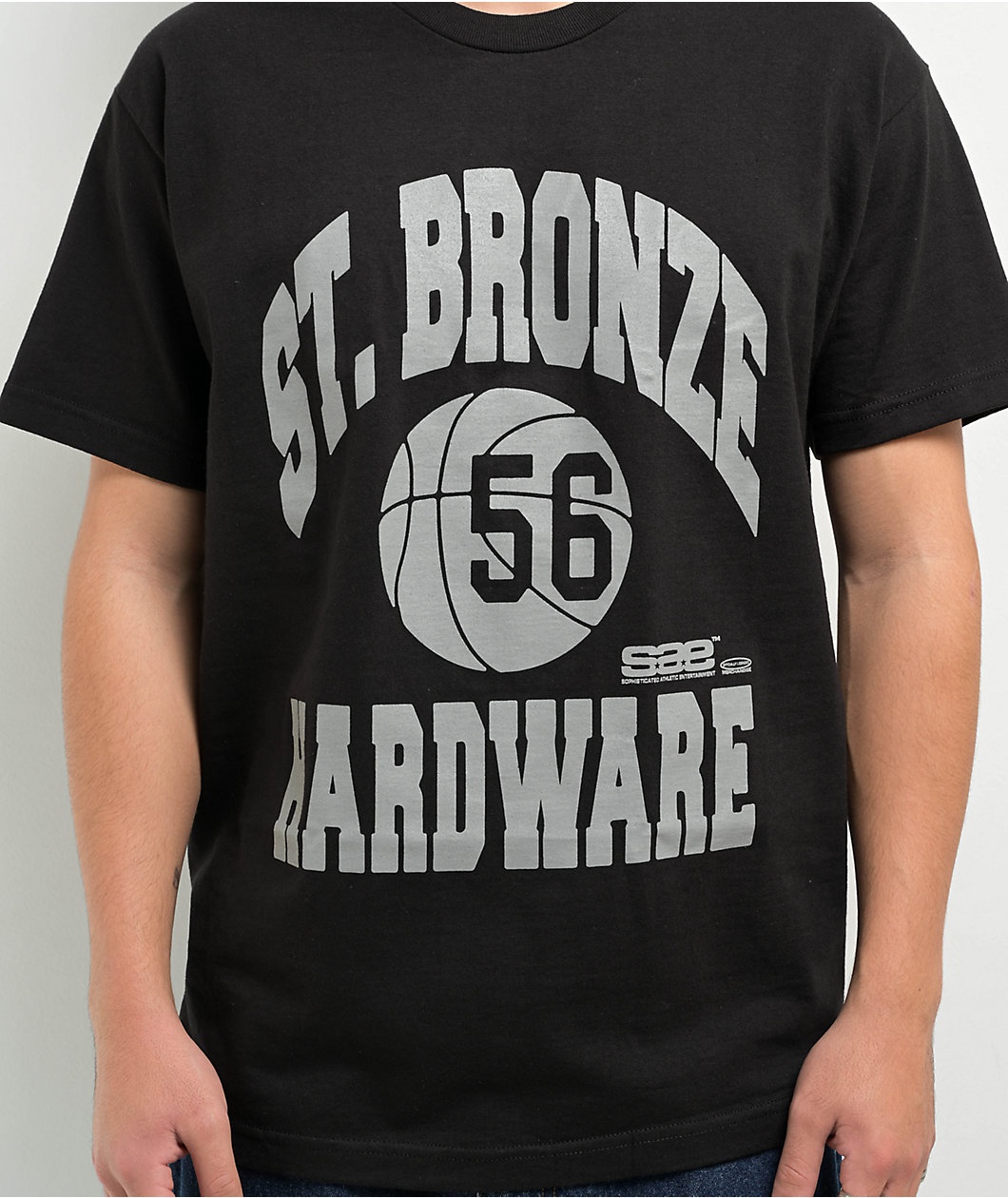 Bronze 56K St. Bronze Black T-Shirt