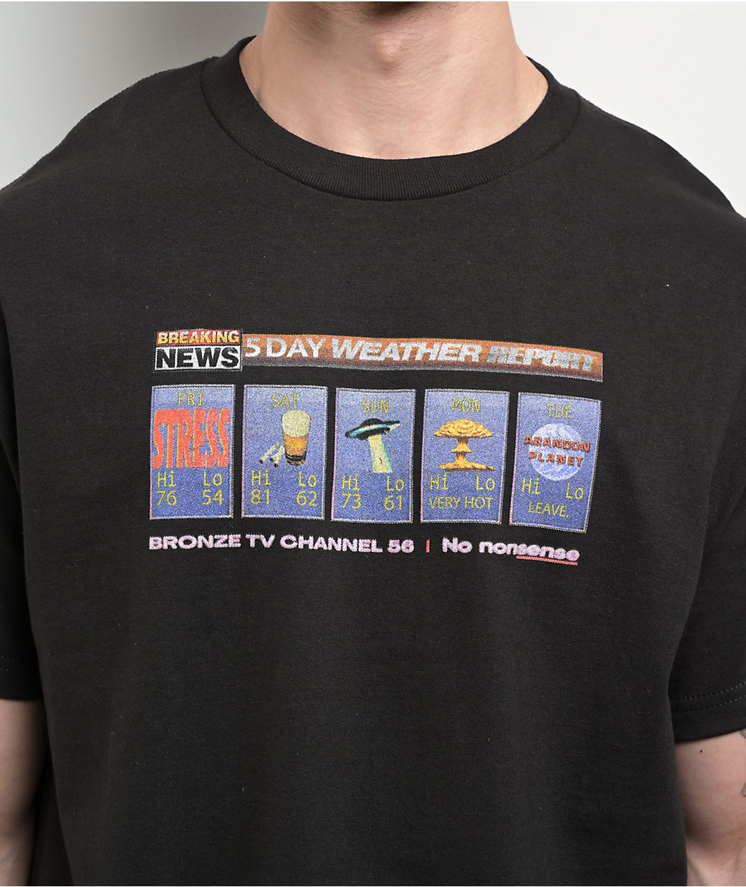 Bronze 56K Weather Black T-Shirt