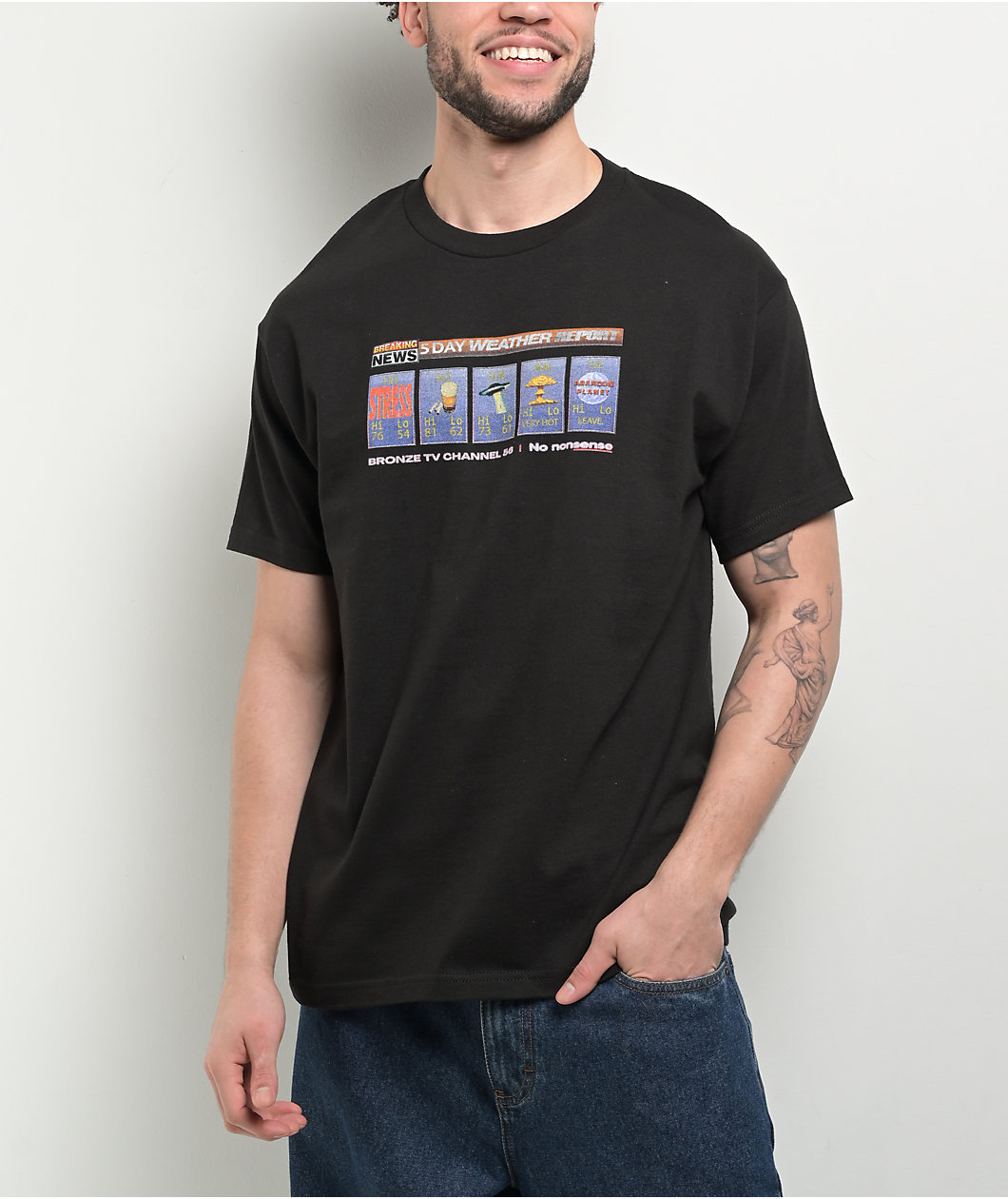 Bronze 56K Weather Black T-Shirt