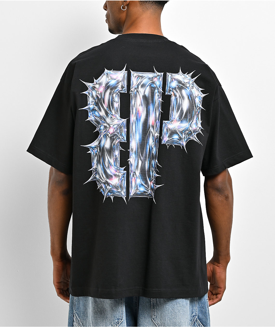 Brooklyn Projects Chromium Black Boxy T-Shirt