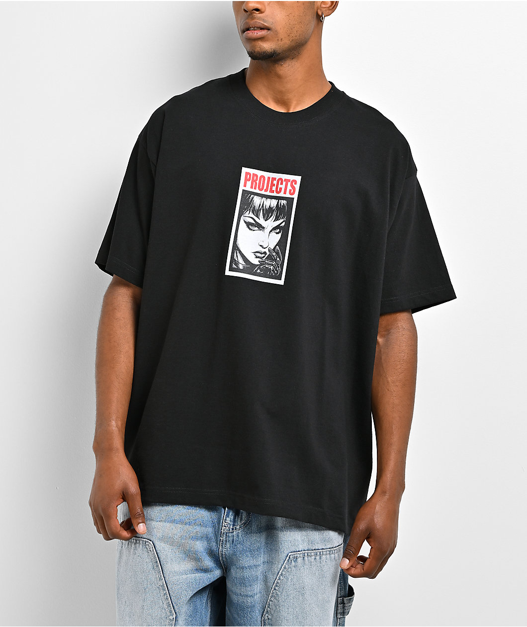 Brooklyn Projects Whatever Black Boxy T-Shirt