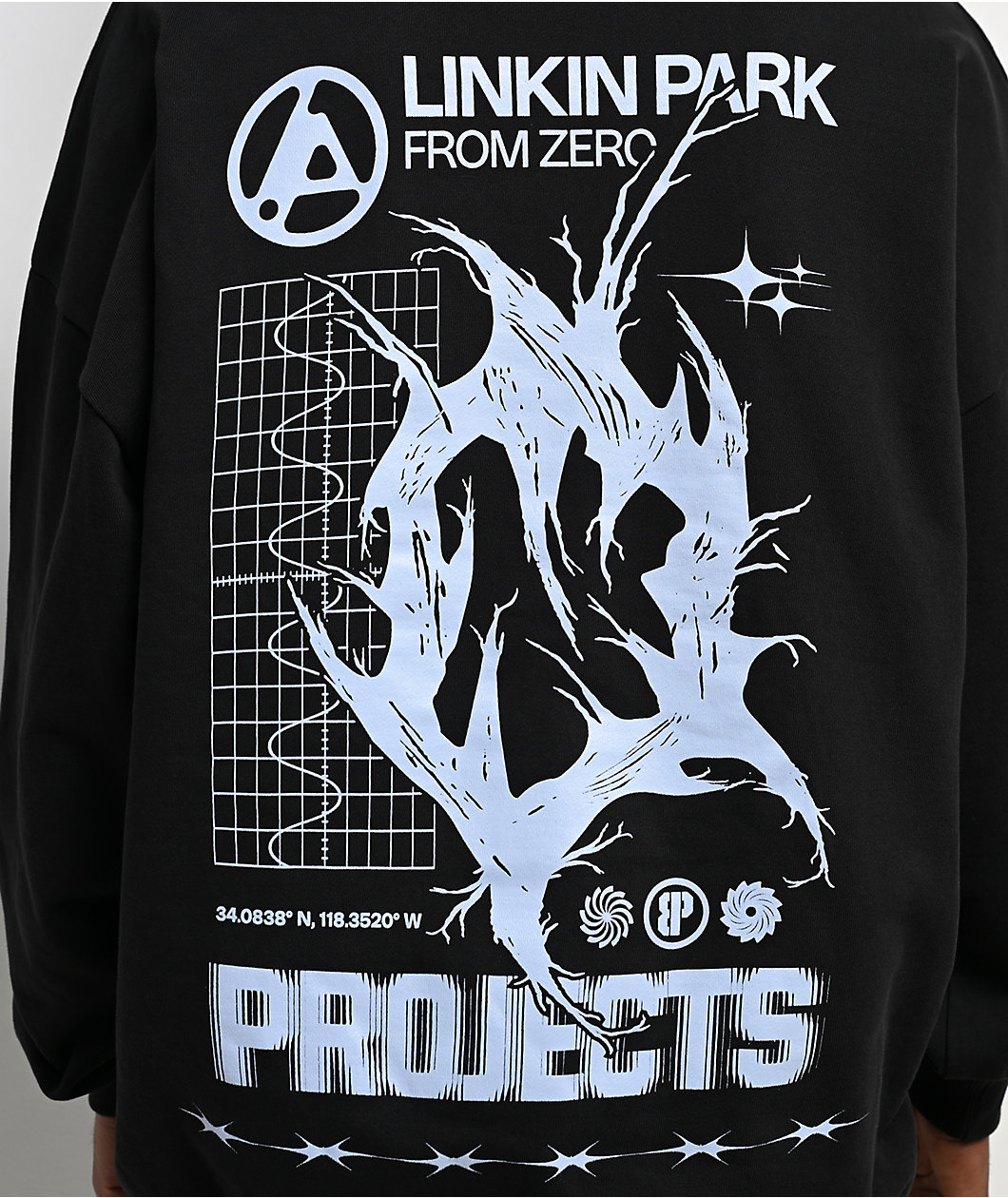 Brooklyn Projects x Linkin Park Spider Black Hoodie