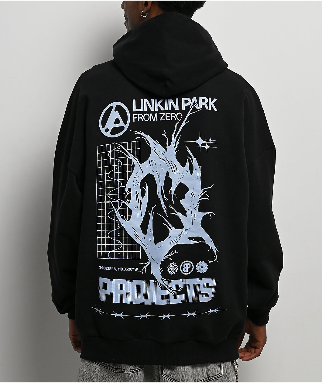 Brooklyn Projects x Linkin Park Spider Black Hoodie