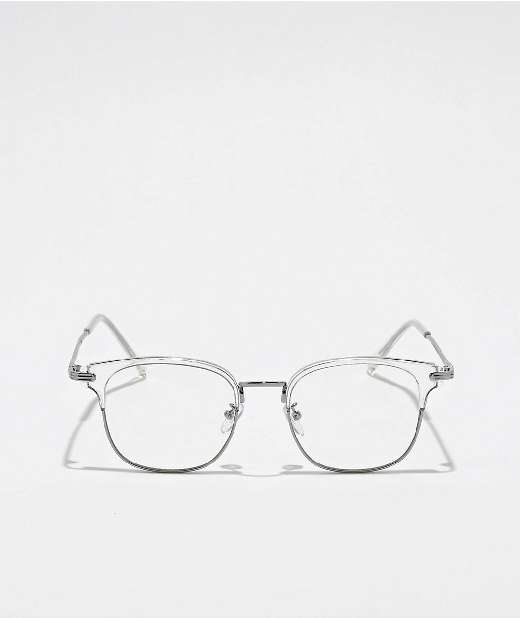 Browline Pretenders Clear Square Glasses