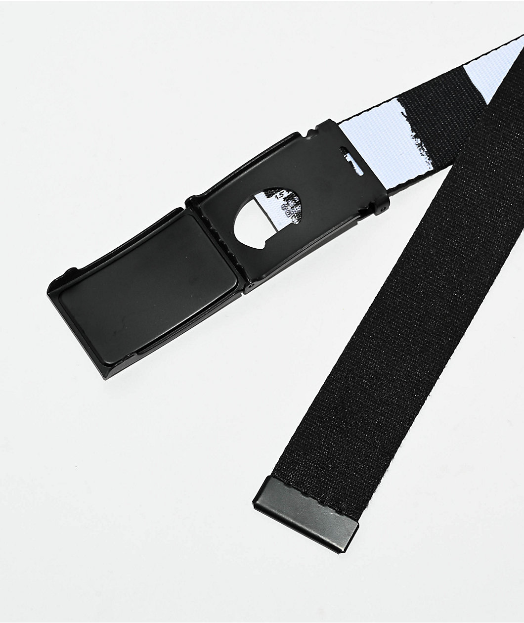 Buckle Down x Beetlejuice Sandworm Black & White Web Belt