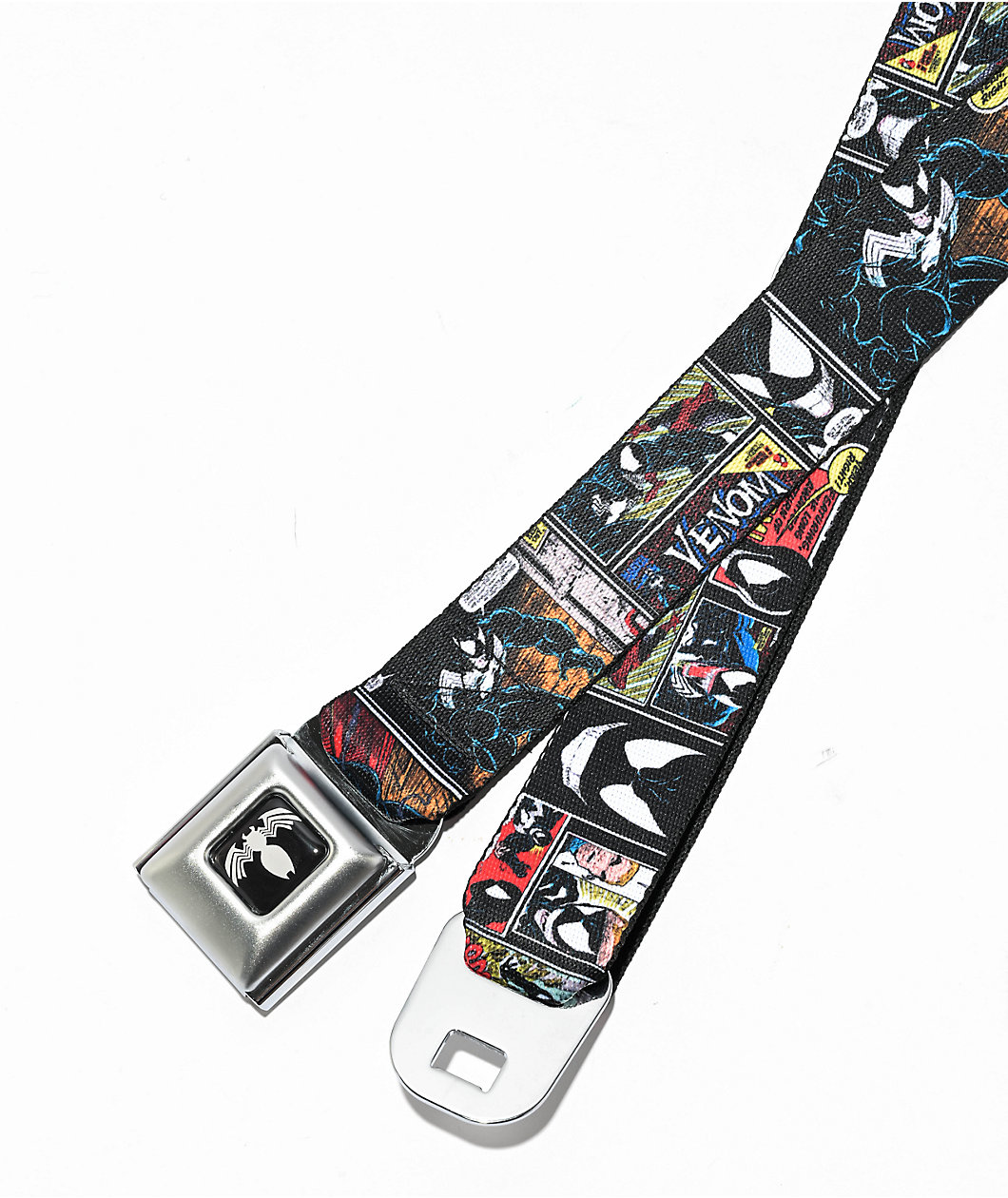 Buckle Down x Marvel Venom Black Buckle Web Belt